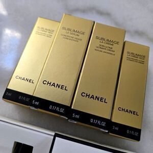 Chanel Sublimage La Creme La Serum Eyes 4 Samples LOT New